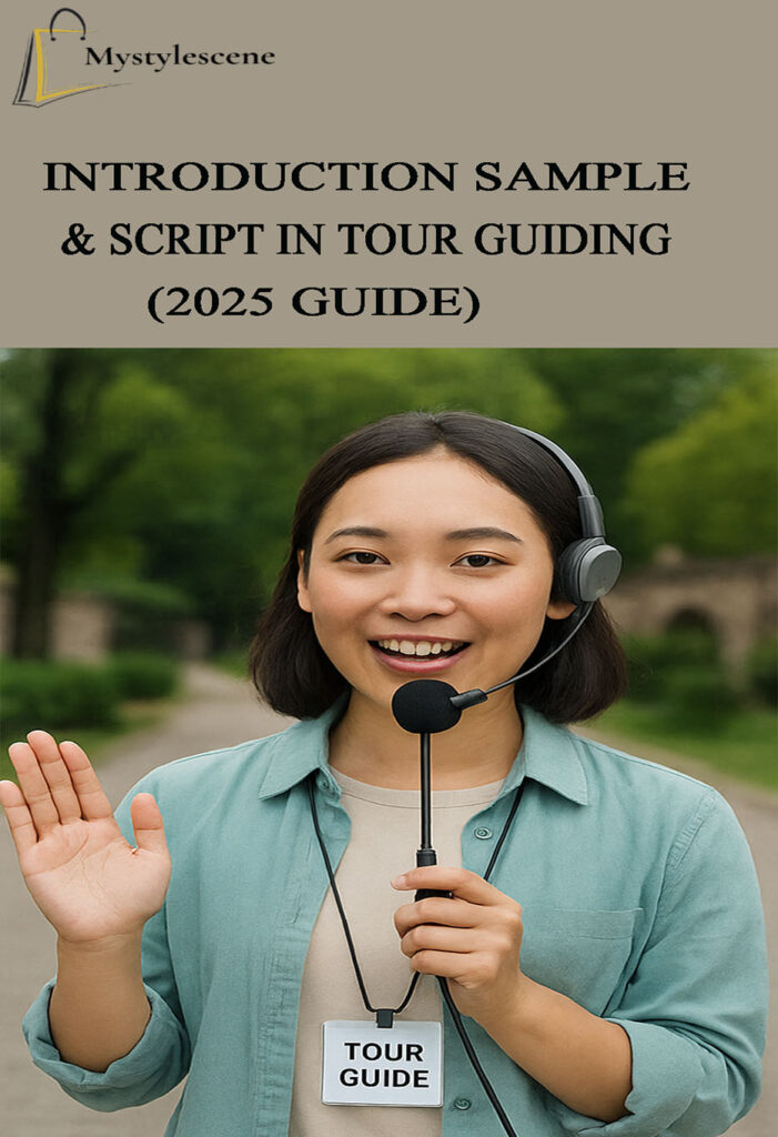 Tour Guide Introduction Sample