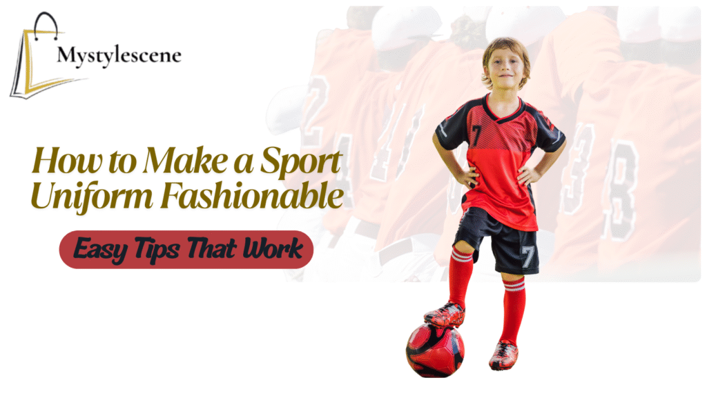 How to make a sports uniform fashionable