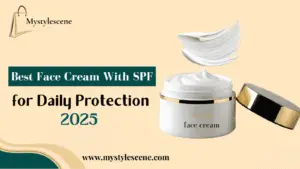 Face cream with SPF