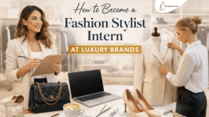 Fashion Stylist Intern working at a luxury brand
