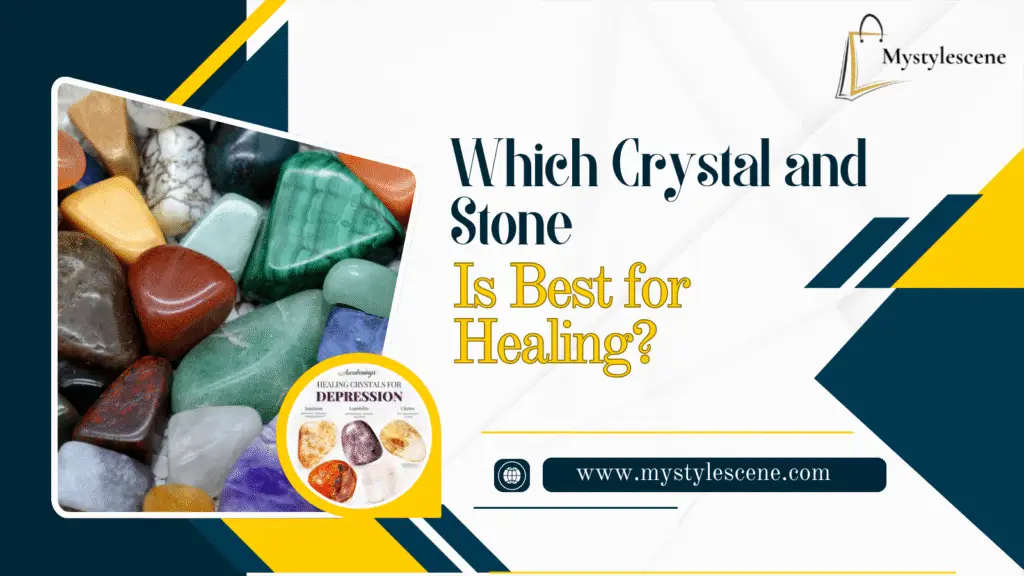 Crystal and stone for healing energy and balance