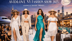 Avidlove NY Fashion Show 2025 featuring elegant women outfits and luxury travel fashion trends in New York.