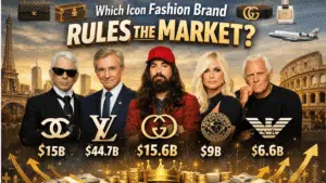 con fashion brands dominating the global luxury market.