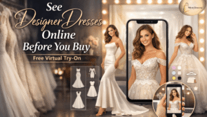Designer Dresses Online virtual try-on preview