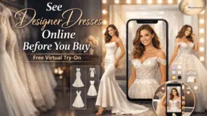 Designer Dresses Online virtual try-on preview