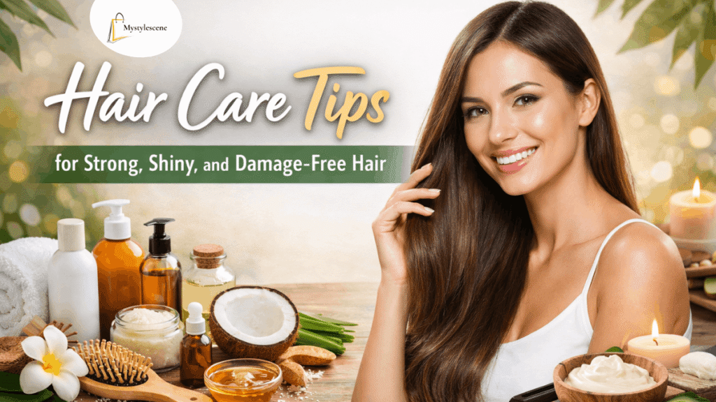 Hair care tips for shiny, healthy hair